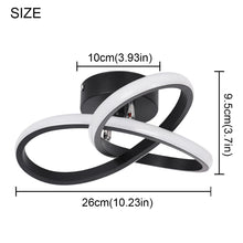 Technical specifications of the APTEL LED ceiling lamp, showing dimensions: 26 cm width, 10 cm base, 9.5 cm height.