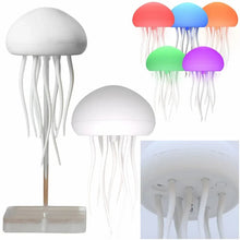 Multiple color variations of the AquaGlow Jellyfish Lamp, featuring gradient LED lighting.