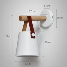 Technical dimensions of the Celora Wooden Wall Light with precise measurements.