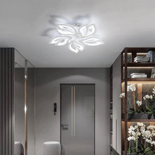 FLORA LED ceiling light installed in a contemporary hallway, providing bright and efficient lighting.